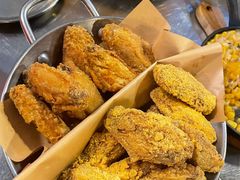 炸鸡翅一半一半-富乐满韩国正宗炸鸡韩国料理(虹泉路店)