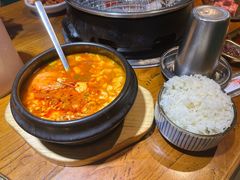 嫩豆腐汤-原始泥炉烤肉(总店)