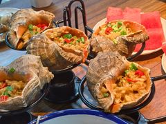 现烤四两大活螺-喝丢一只鞋海鲜烧烤(文体街店)