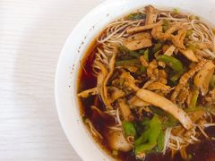 青椒干子肉丝汤面-高邮面馆(明瓦廊店)