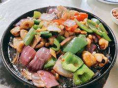 铁板大肠-强记荔枝柴烧鸡(同辉路店)