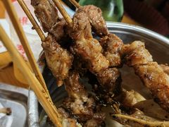 招牌烤羊肉串-炒豆合作社(东四总店)