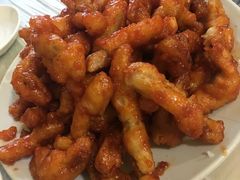 洋白菜木耳爆豆腐-鑫来子菜馆