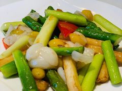 淮山银杏炒幼芦笋-利苑酒家(华熙国际店)
