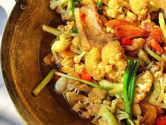 干锅烧汁花菜-龙门阵茶屋川菜馆(武康路店)