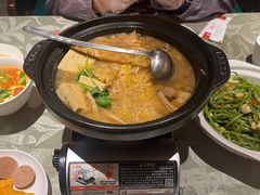 干锅扁豆丝-锦绣金山人家(友谊店)