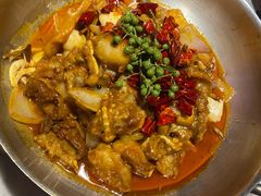 红颜馋嘴牛蛙锅-蜜桃花开·中西融合菜E&W(南长街店)
