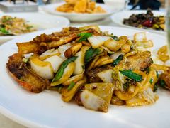 白蟹炒年糕-好兄弟郭巨海鲜(天一阁店)