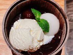 红豆芝麻汤圆冰淇淋-锅物新语&寿喜烧.炉端割烹(世博源店)