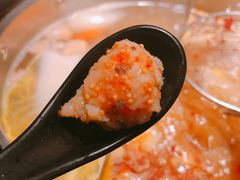 蟹籽鲜虾滑-左庭右院鲜牛肉火锅(南通CBD大有境店)