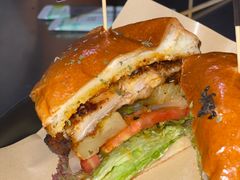 土耳其香料烤鸡汉堡-shark burger·鲨鱼汉堡(交子大道店)