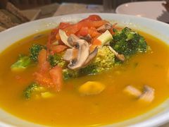 上汤西兰花-绿茶餐厅(西单老佛爷店)
