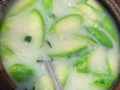米汤哈蜊肉煮丝瓜-新旺茶餐厅(鑫耀·光环live店)