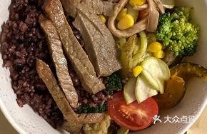 Classic Prime Sirloin Steak with Roasted Seasonal Vegetables Warm Salad