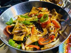 干锅千叶豆腐-全超美味轩大盘鸡店