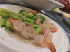 青瓜炒明虾-渝信川菜(西单店)