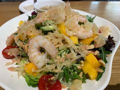 鲜柚芒果沙拉佐冰花酸梅酱-HELLO 27 意面·沙拉·帕尼尼