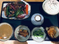 金葱爆牛柳定食-茶米烧腊茶餐厅(石龙店)