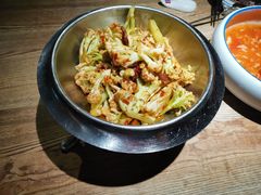 干锅有机花菜-蜜桃餐厅·江浙融合菜(荟聚购物中心店)