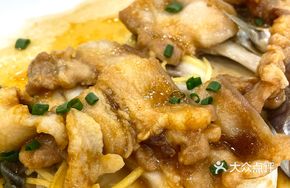 Steamed Golden Pomfret with Pork Belly