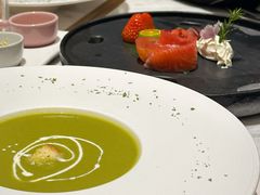 法式奶油鲜芦竹笋汤-窗外西餐厅(普罗理想国店)