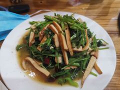 野芹菜香干-兴安酒店农家吊锅土菜(天堂寨店)