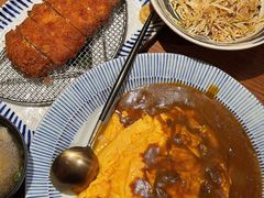 「元祖」咖喱熔岩猪排蛋包饭-堂本家·二代目·炸猪排(中心书城店)