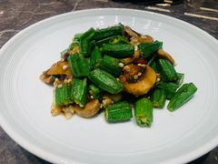 白灼养生秋葵-同庆楼(滨湖万达广场店)