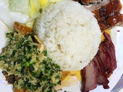 三拼饭瘦叉排骨烧肉-陈光记烧腊(长寿路店)