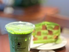 冰抹茶拿铁-六六·抹茶66’s SALDessert(保利时光里店)