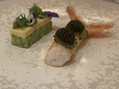 慢煮海螯虾配马鞭草忌廉-Caprice(香港四季酒店)