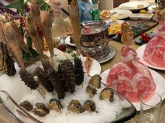 龙虾刺身-鸿腾国际大酒店-海鲜姿造海鲜烤肉自助餐