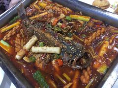 炭烤鲈鱼-善银私房菜馆(金舟花园小区店)