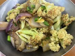 干锅有机花菜-全乐鱼馆·淳牌有机鱼直营店