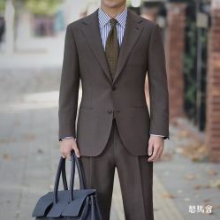 点击看大图 -怒马会 全麻衬西装高级定制