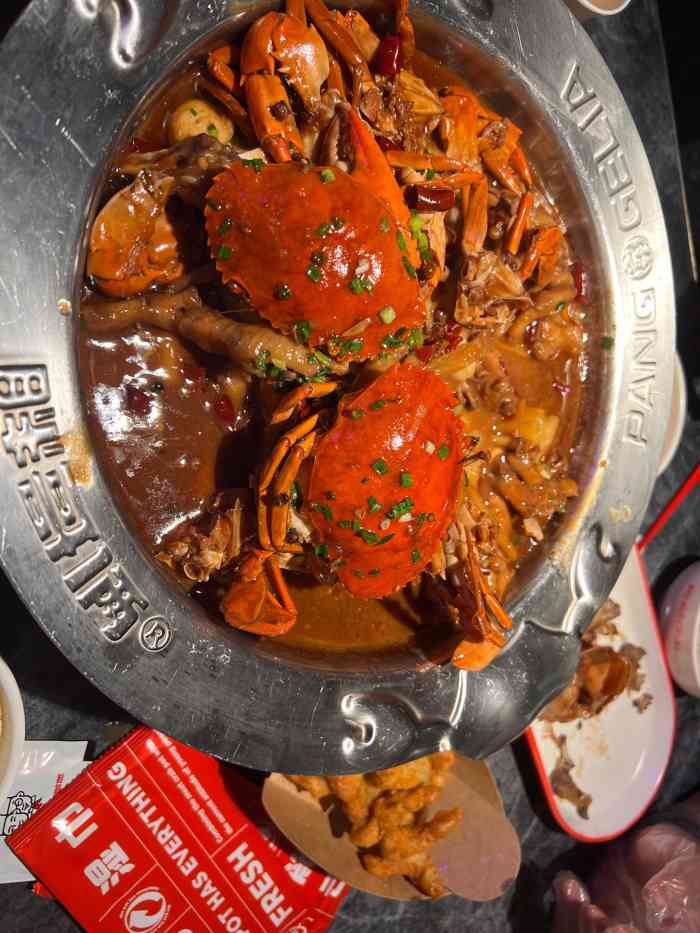 胖哥俩肉蟹煲(星河ico店)-"之前吃胖哥俩一直都是点的外卖 听说新店开