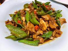 泡饭吃的辣椒炒肉-佳兰雅序融合菜(高新店)