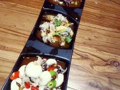 -东来菜馆•手抓海鲜家常菜•海鲜锅贴(鸽子窝店)