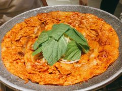 铁板章鱼五花肉-春熙台韩国料理·章鱼肥牛(西丽店)