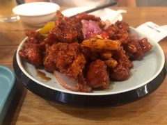 椒香虾仁爆鸡球-陈傻子餐厅(世纪都会店)