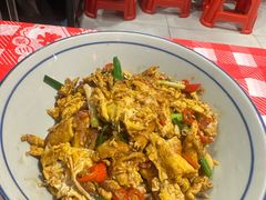 香醋炒土鸡蛋-荆九爷爆炒桥头三嫩(浙大店)