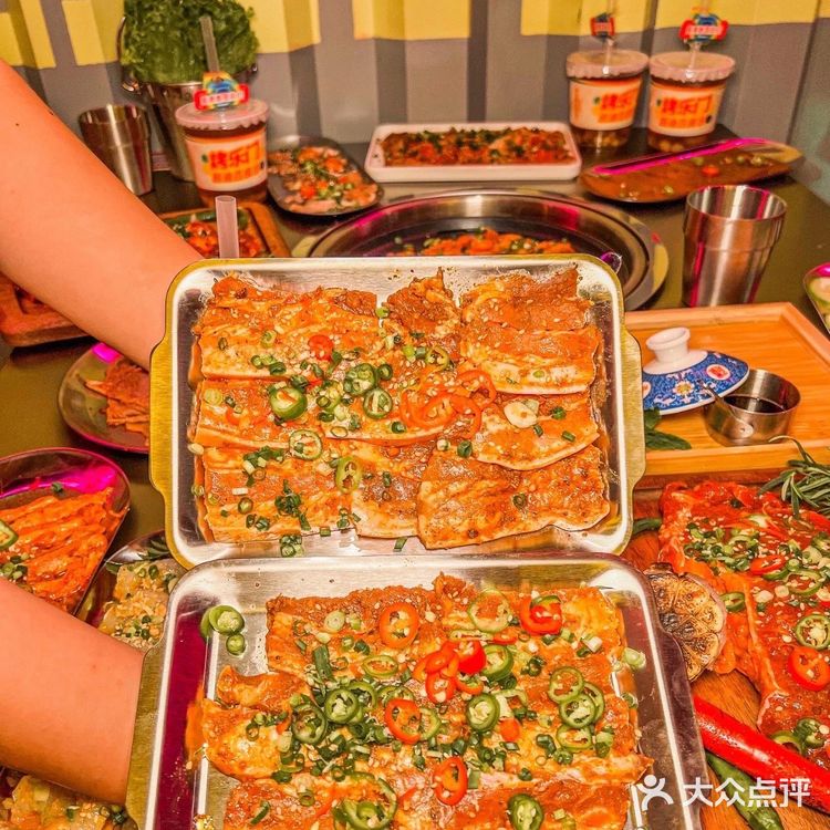 118元自助烤肉无限畅吃中