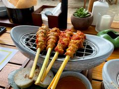 柠檬鱼串-三亚艾迪逊酒店·海滩烧烤 BARBACOA·现场乐队·浪漫晚餐·烧烤海鲜