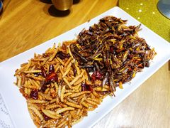 炸昆虫-金塔傣乡·云南民族特色菜·傣味手抓饭(金瓦路店)