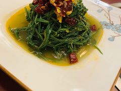 酸酸蒜蓉拌沙葱-西域阿里马新疆菜·清真(桂花路店)