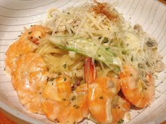芝士蘑菇鲜虾意大利面-BE BRIGHT KITCHEN(正佳广场店)