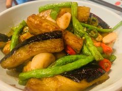 茄子豇豆-鸡毛店·川菜(双楠店)
