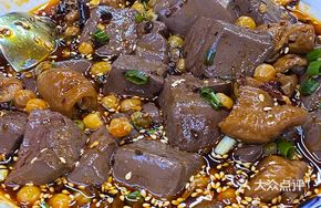 Pork Intestine and Blood Curd Stew