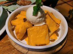 冰淇淋烤布雷-新白鹿餐厅(龙游路总店·杭帮菜名店)