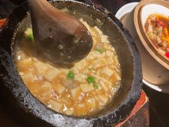 石锅鸡汤豆腐-绿茶餐厅(光谷世界城步行街店)